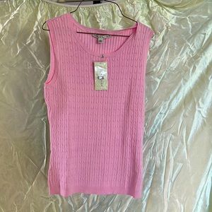 Sleeveless scoop Carolyn Taylor top